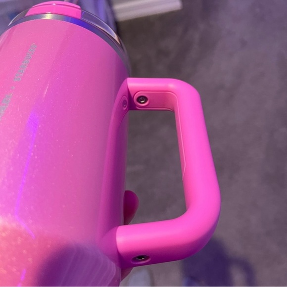 Yesss the SOLD OUT Berry Glitter 2024 Starbucks Stanley 40 oz Tumbler - Picture 4 of 10